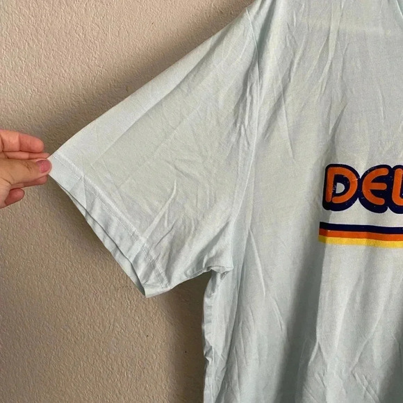 💥🆕Light Blue Graphic Tee🆕 - Picture 5 of 8